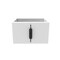 Castello Usa Alpine 24-inch White Vanity Base with Black Handle CB-MC-24W-BL-VBO - alternate 2